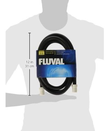 Fluval Replacement Hose 2.5m - Compatible with 104 204 105 205 106 & 206 External Filters | 24/28mm Diameter - Black/Gray - Buy Online on GoSupps.com