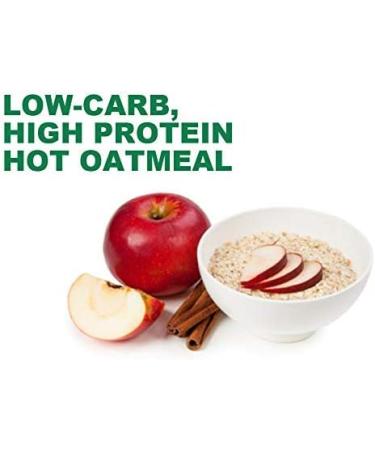 High Protein Apple Cinnamon Oatmeal - Gluten Free, Low Carb (15g Protein) - 6 Servings - Buy Online on GoSupps.com