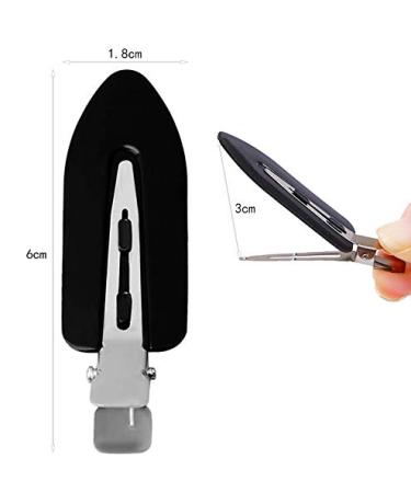 40-Piece BetterJonny Hair Clips Set - Wrinkle-Free Makeup Curl Clips for Stylish Hair - Black White Yellow Pink & Blue - Buy Online on GoSupps.com