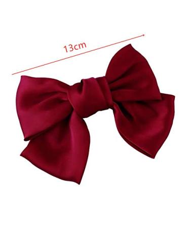 Shop Stylish Large Hair Clips with Bow - Red Green & Pink | Perfect for Girls & Women - International Shipping Available - Buy Online on GoSupps.com