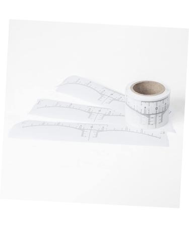DOITOOL 1 roll Scale Measurer Auxiliary of Disposable Woman White Ruler Cosmetics Measuring Measure - Buy Online on GoSupps.com