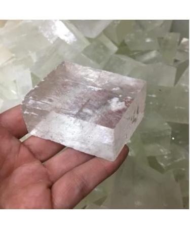Natural Optical Calcite Raw Iceland Spar Natural Stones and Minerals Stones Decoration (Color : 200g) - Buy Online on GoSupps.com