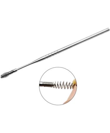 MARMERDO 5pcs Tweezer Kit - Ear Cleaning Tools Earwax Removal Kit with Rotation Spring - Silver Ear Pick Stick Scraper for Effective Cleaning - Buy Online on GoSupps.com