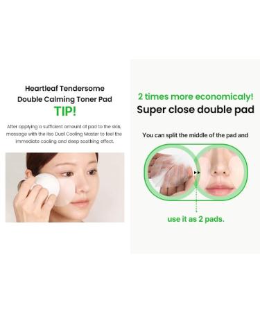 ILSO Heartleaf Tendersome Double Calming Pad Sensitive Skin Soother - Buy Online on GoSupps.com