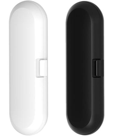 Travel Case for Electric Toothbrush | Waterproof & Protective Cover for Oral-B | Fits 1 Handpiece & 2 Brush Heads - Black - Buy Online on GoSupps.com
