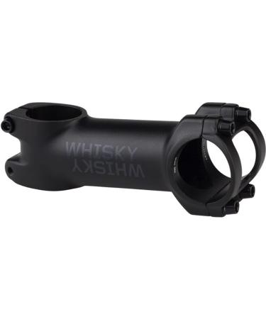 WHISKY - No.7 Bike Stem | for Road, MTB, and Gravel Bicycle | Silver or Black, 31.8 mm Clamp, 6 Degree Rise, Alloy Matte Black 100mm length