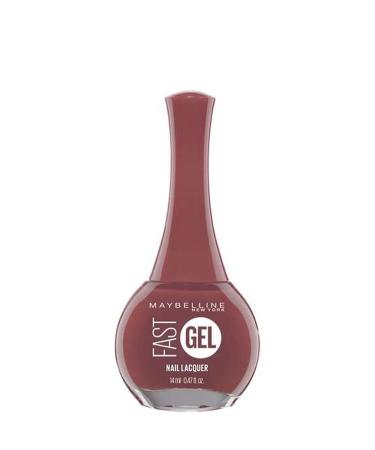 Maybelline Fast Gel Nail Lacquer Smoky Rose 14 Long-Lasting Nail Polish 7ml