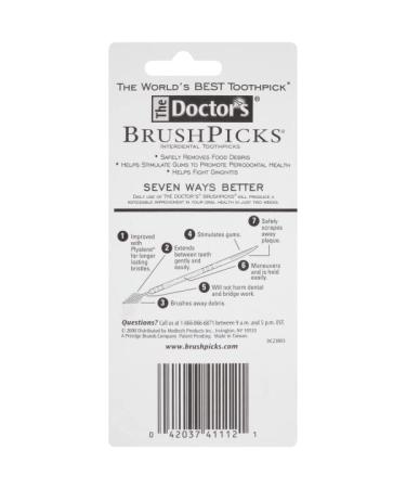 Doctor's BrushPicks Interdental Toothpicks 120 ct. (Pack of 12) - Best for Dental Hygiene - Buy Online on GoSupps.com