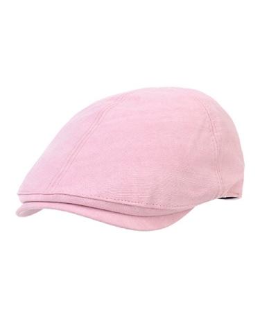 WITHMOONS Simple Newsboy Hat Flat Cap SL3026 Pink