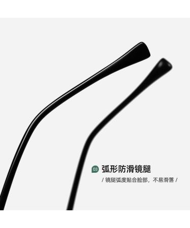 Square TR90 Blue Light Blocking Glasses for Men & Women | Anti-UV Computer Reading Glasses - Clear 53mm - Buy Online on GoSupps.com