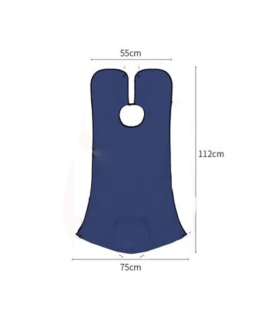 Beard Bib Apron | Men's Hair Catcher for Shaving & Trimming | Grooming Accessories & Gifts for Dad (Blue - Buy Online on GoSupps.com