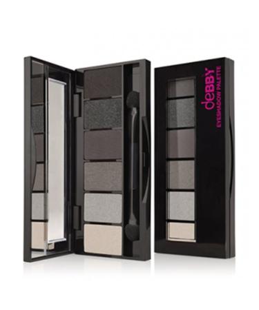 Debby On The Go Palette 01 Black New York eye shadow makeup and cosmetics multicolored
