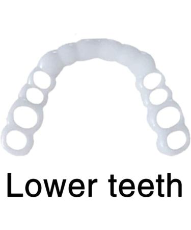 Giural 2 Pairs False Teeth Veneers - Instant Perfect Smile | Cosmetic Temporary Braces for Imperfect Teeth - Buy Online on GoSupps.com