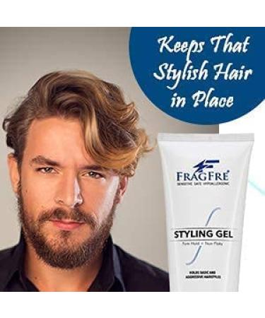 FRAGFRE Firm Hold Hair Gel 8 oz - Fragrance Free, Paraben Free, Hypoallergenic Styling Gel - Vegan & Gluten Free - Non-Irritating Formula - 1 Pack, 8 Fl Oz - Buy Online on GoSupps.com