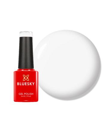 Bluesky Gel Nail Polish Studio White - 80526 White Long Lasting Chip Resistant 5ml (Requires Drying Under UV LED Lamp) White 5 ml (Pack of 1) - Buy Online on GoSupps.com