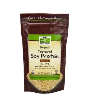 NOW Foods Real Food Certified Organic Textured Soy Protein Granules - 8 oz