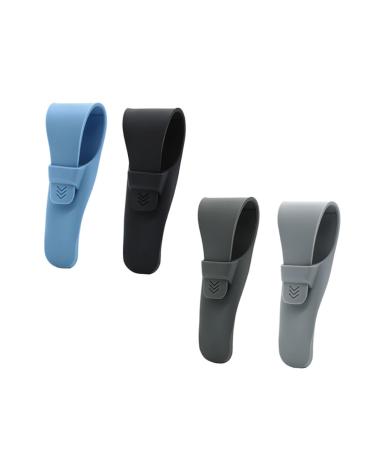 Minkissy 4 piece of razor fall dermaplane razor make-up carrier bag razor carrier bag shaver carrier bag silicone handling razor shaving pebbles form knife holder travel