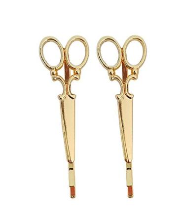 Hair accessories hair clip clamp hair clip hair clip scissors hairdresser hair slider gold hair jewelry