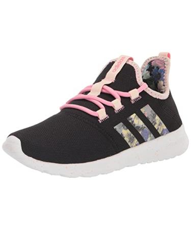 adidas Unisex-Child Cloudfoam Pure 2.0 Running Shoe Little Kid (4-8 Years) 2 Little Kid Core Black/Bliss Orange/Bliss Pink