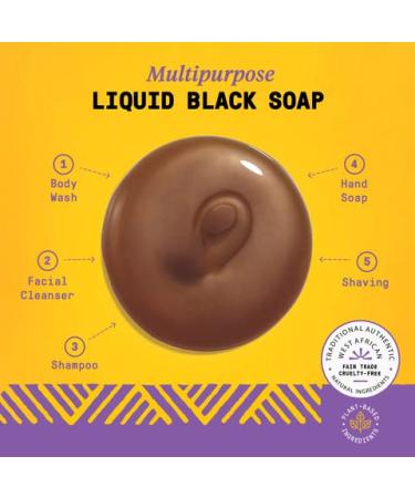 Alaffia African Black Soap - Wild Lavender 32 Fl Oz (Pack of 1) - Buy Online on GoSupps.com