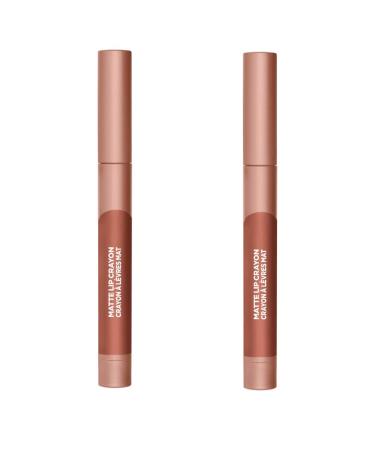Pack of 2 L'Oreal Paris Infallible Matte Lip Crayon Tres Sweet 510 - Buy Online on GoSupps.com