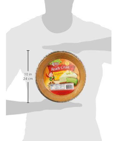 Keebler Ready Crust Reduced Fat Graham Cracker Pie Crust - 9-inch, 6 Ounce - Buy Online on GoSupps.com