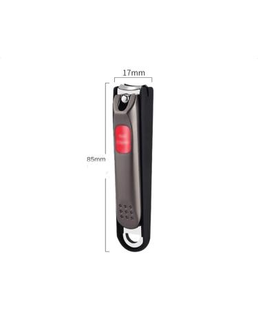 NBGGFF Nail Clippers Nail Clippers File Stainless Steel Anti Splash Toenail Cutter Fingernail Scissors Trimmer Manicure Tools with Curved Blade(M) - Buy Online on GoSupps.com
