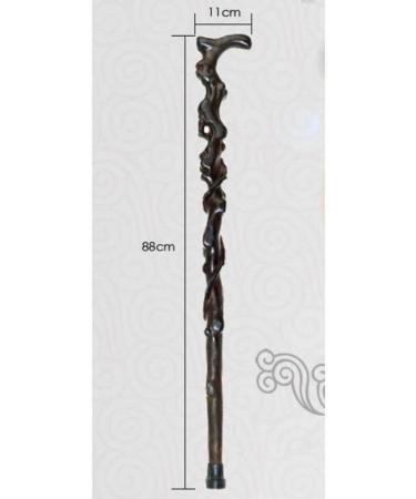 Crutch Crutches Mahogany Chicken Wings Wood Black Catalpa Old Man Carving Cane Cane Cherry Sport Ideal for Men or Women with Active Outdoor Lifesty Made in China Smooth Sailing - Buy Online on GoSupps.com