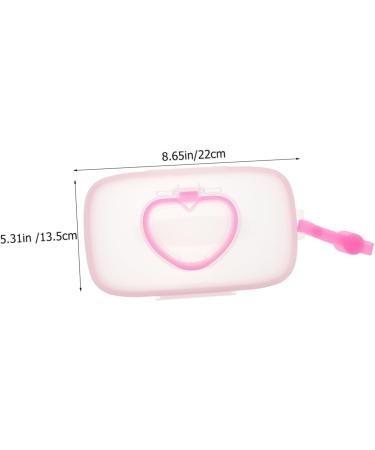 Ipetboom 2 Pcs Travel Wipes Dispenser Wipe Case for Diaper Bag Wipe Storage Holder Portable Wipe Storage Case Portable Wipes Dispenser Travel Wipes Case Wet Wipes Silica Gel Towel Box Baby - Buy Online on GoSupps.com