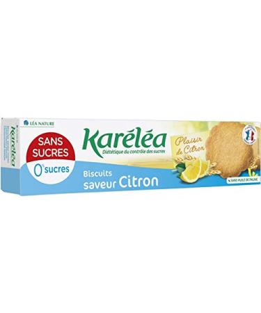 KARÉLÉA - Biscuits Citron Sans Sucres 132G - Lot De 4 - Offre Special