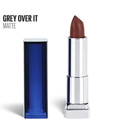 Maybelline New York Color Sensational Nude Lipstick Matte - Grey Over It 0.15oz (Pack of 1) - Buy Online on GoSupps.com