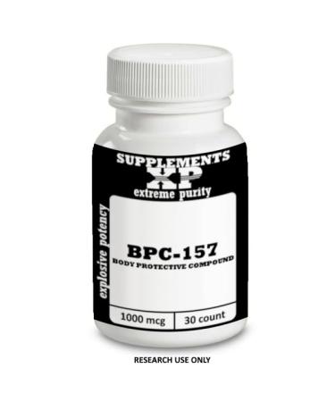 BPC 157 - Body Protective Compound - Healing Peptide - 1000 mcg (1 mg) x 30 Capsules - 30000 mcg Total