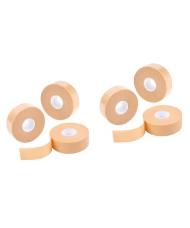 Gatuida 6 Rolls First Aid Tape Moleskin Sticker Moleskin First Aid Moleskin Prevention Sponge Heel Pad High Heel Cushions Non Skid Tape Back Multifunction Men and Women Protector