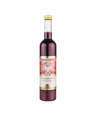 Dr.Jacob's pomegranate elixir Mediterrana 500 ml I from living pomegranate juice I for healthy blood circulation I pomegranate polyphenols i 80 % less sugar fruity-herb 500 ml (1 Pack)
