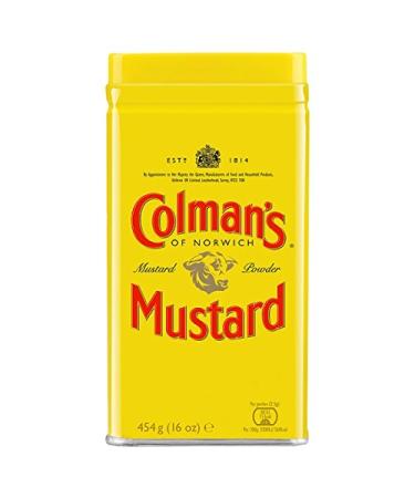 Colman's Colmans of Norwich Pack of 2 Super Mustard Powders 454g (6 x 454g)