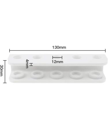 Universal 4mm Thick White Acrylic Electric Toothbrush Holder | Sround Plug-In Brush Holder for All Brands - Buy Online on GoSupps.com