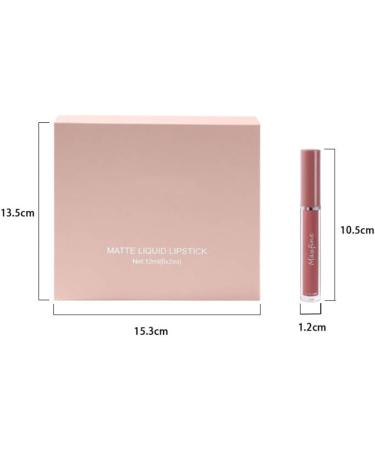 6pcs Matte Liquid Lipstick Set Matte Liquid Moisturizing Lip Gloss Set Long Lasting Liquid Lipstick Set Matte Moisturizing Lip Gloss Set r - Buy Online on GoSupps.com