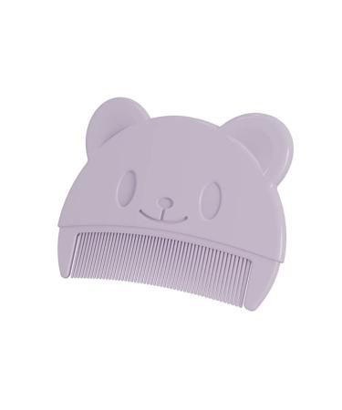 1PC Fine Tooth Comb Baby Comb for Newborn Babies and Infants with Cradle Cap and Adults with Dandruff and Lice Purple