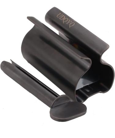 UDQYQ Tubes Queys Tubing Press - 3-Pack Stainless Steel Toothpaste Squeezer & Holder - Maximize Every Drop (Matt Black) - Buy Online on GoSupps.com