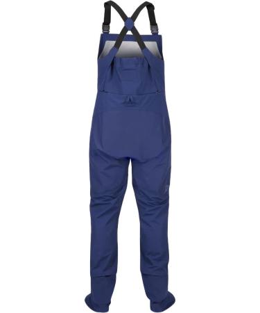 Mustang Survival Taku Dry Bib Pant - Men's Neptune/Navy Medium | Waterproof Breathable Protection - Buy Online on GoSupps.com