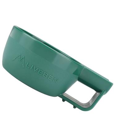 Healvian shaving soil bowl Razor cream bowl with a handle razor cup with rich foam razor cup razor accessories hairdressing hairdressing soup cup for men green