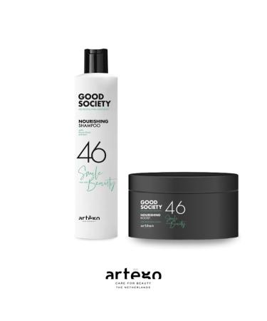 Artego Good Society 46 Nourishing Shampoo 250ml - Gentle Cleansing & Nourishment for Skin & Hair | International Shipping Available - Buy Online on GoSupps.com