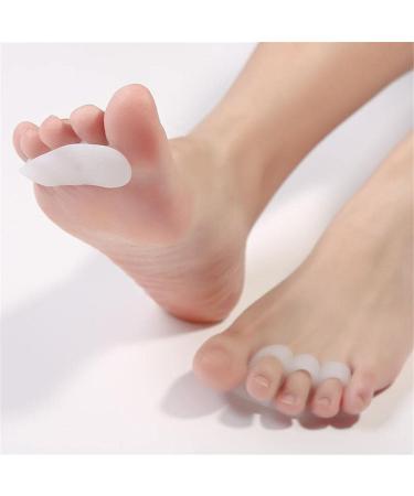 Buy Hammer Toe Corrector & Cushion | Soft Gel Toe Spreader & Separator - Reduce Pain & Prevent Hallux Valgus (4 Pack) - Buy Online on GoSupps.com