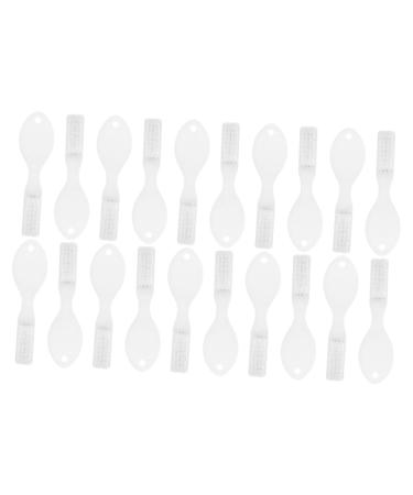 Coolhiya 20st prison toothbrush spoon toothbrush mini toothbrush toothbrush with short grip travel toothbrush prison needs white plastic short grip soft