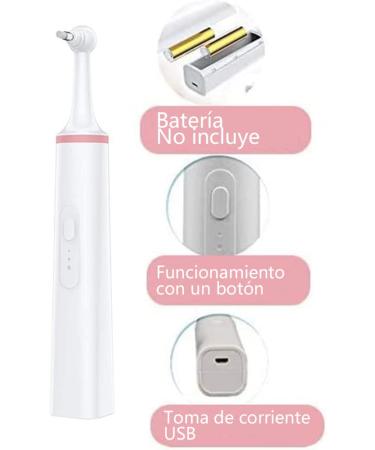 Electrical Tooth Plaque Scraper & Cleaner for Pets - 4 Polishing Heads 3 Modes - Pink - Buy Online on GoSupps.com