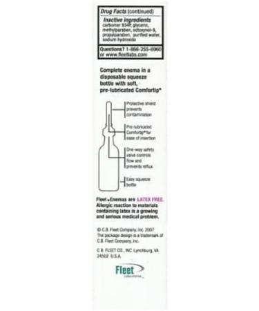 Fleet Bisacodyl Enema Ready To Use - 1.25 Oz | Fast-acting Constipation Relief - Buy Online on GoSupps.com