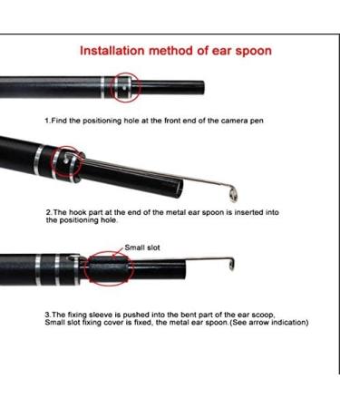 5.5mm Ear Wax Removal Tool Endoscope with 6 LED Light for Windows PC & Android - Otoscope Ear Camera for Ear Cleaning with OTG Function - Buy Online on GoSupps.com