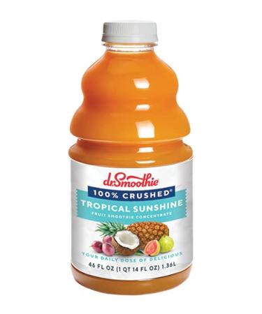 Dr. Smoothie 100% Crushed Tropical Sunshine Blend Smoothie Concentrate 46oz 2/Pack