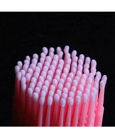 100pcs Pink Disposable Micro Applicator Brushes for Eyelash Extension | BK-10467 - Buy Online on GoSupps.com