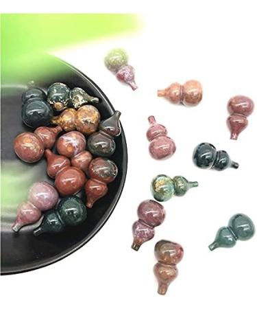 Natural Crystal Rough 1PC Natural Ocean Jasper Carving Crystal Calabash Gourd Stone Stones Natural Stones and Crystals - Buy Online on GoSupps.com